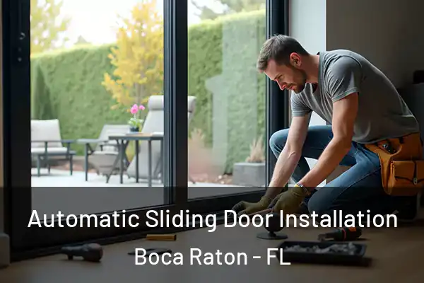 Automatic Sliding Door Installation Boca Raton - FL